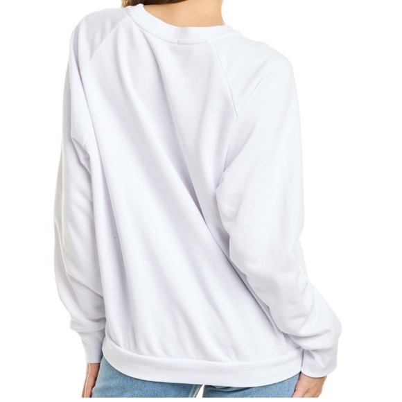 KENSIE Joie de Vivre Graphic White Sweatshirt Large - Picture 4 of 16